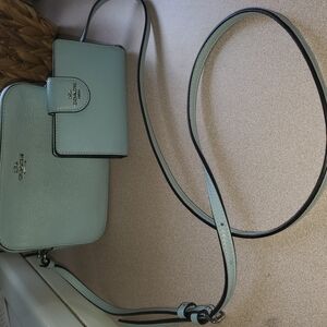 Coach Light Blue Crossbody Bag